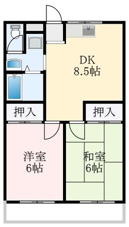 法橋マンションの物件間取画像